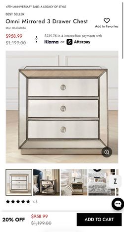 Z Gallerie Omni Nightstand Set (2)