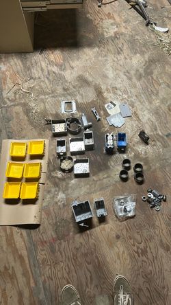 Electrical Boxes, Brackets & Hardware Lot
