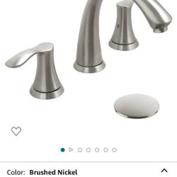 Bathroom Faucet for Sink 2 Handle, Lava Odoro 8 inch Widespread Bathroom Faucet 3 Hole Bathroom Sink Faucet Modern Vanity Faucet