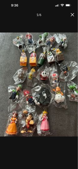 New Mario Brothers toy figures
