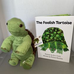 Eric carle The Foolish Tortoise Plush Character New With Tags And Book 