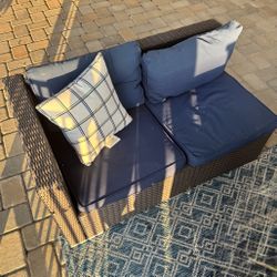 Outdoor furniture with cushions