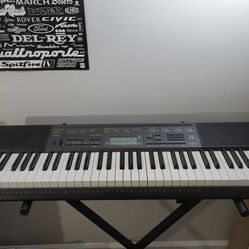 Casio CTK-2080 Portable 61 Key Electronic Piano Keyboard Includes Stand And Seat 