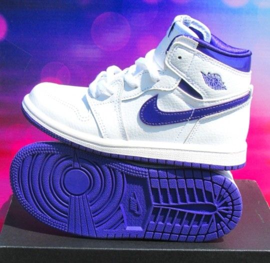 High Air Jordan 1 -Court Purple