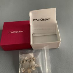 CAROMAY Elegant Owl Brooch Crystal Breast Pin for Women