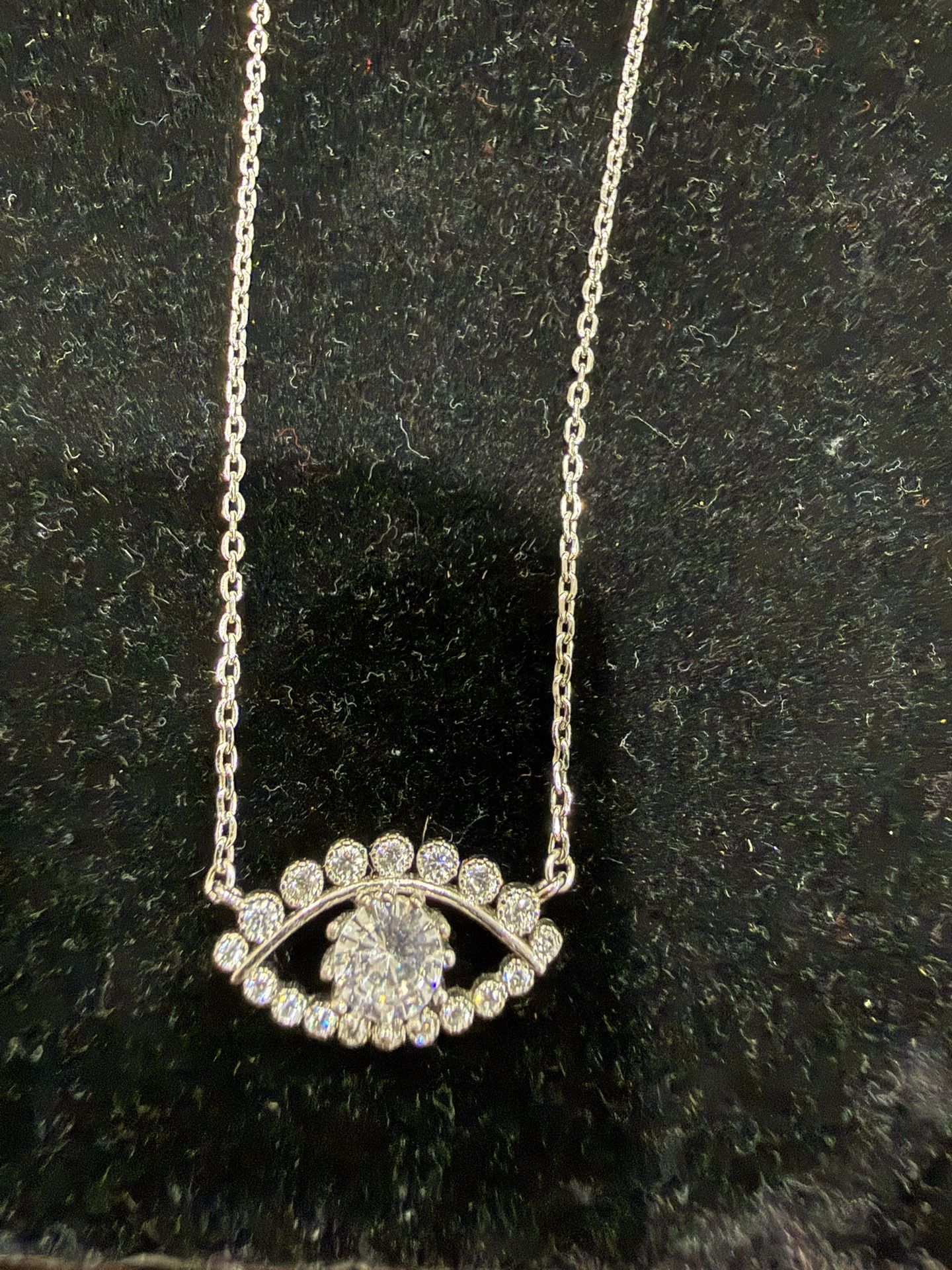 Devil Eye Necklace Pure Silver 925