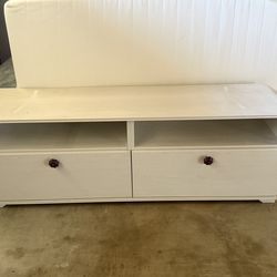 White TV Stand