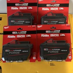 Milwaukee m18 Forge 12.0 batteries