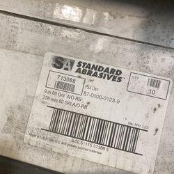 Disc Sander Discs 9” 60 Grit 2 Boxes