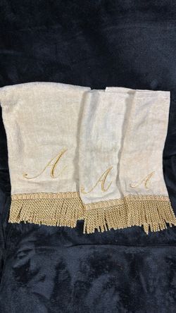 Monogrammed hand towels