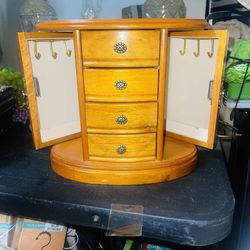 New Vanity Wooden Small Jewelry Box 