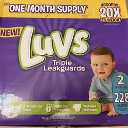Luvs Diapers Size 2
