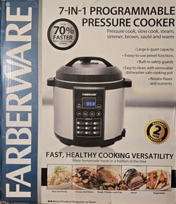 Farberware 7-in-1 Pressure Cooker $50 obo