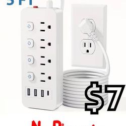 (NEW) Power Strip with Individual Switches 1250W - 5FT