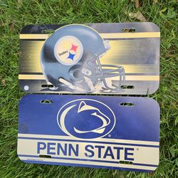 Penn State And Pittsburgh License Plates 