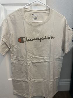 Champion Cream Athletic Tee Mens