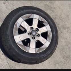1 — 195/65r15 5x100 5x3.94 Stock Prius Wheel Rim Tire!!