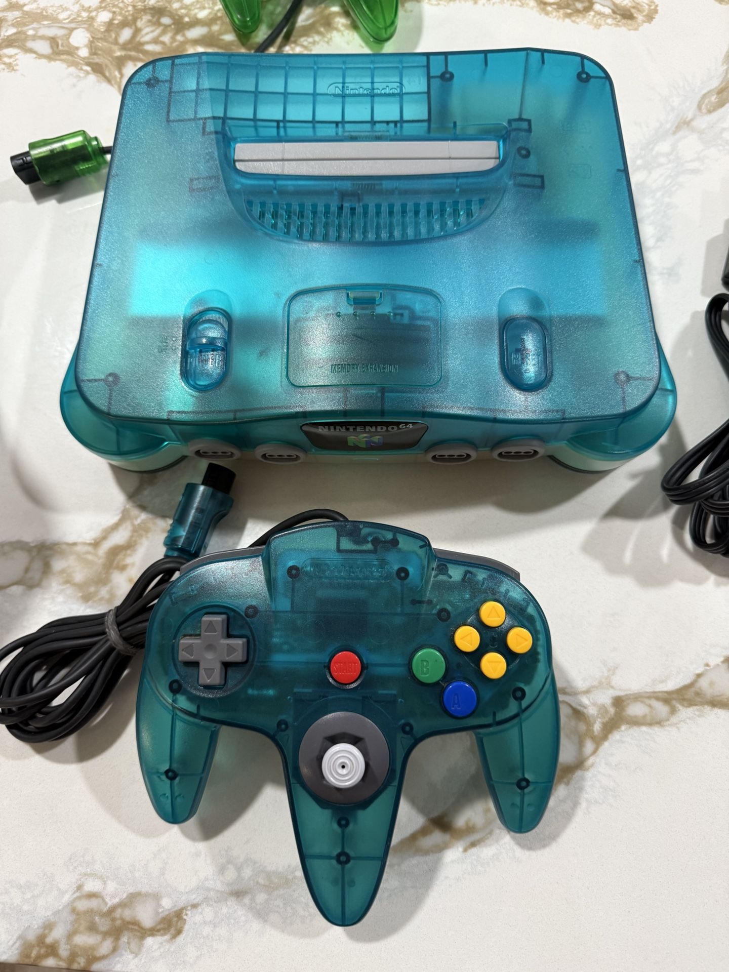 Ice Blue Nintendo 64, Japanese Version