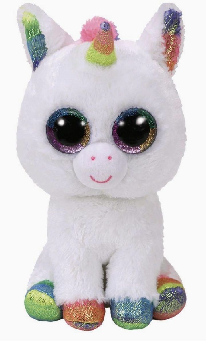 Ty Beanie Boos PIXY - White Unicorn