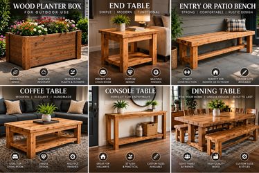 Handmade Rustic Wood Furniture Collection