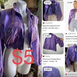 Forever 21 Reflecting Metallic Jacket like New only $5 in mint condition