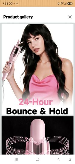 3 in 1 Automatic Curling Iron, Hair Curlers with 3 Curling Barrels (1" - 1.25" - 1.5")
