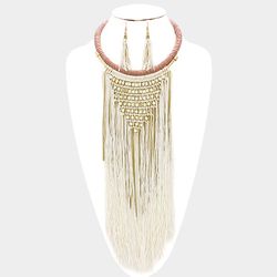Long Fringes Necklace