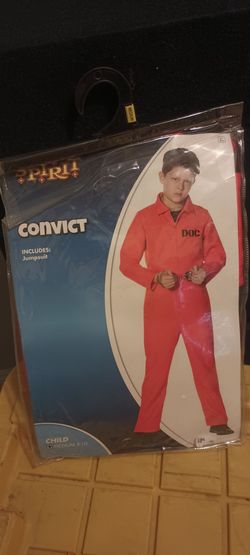 Boys inmate Halloween Costume