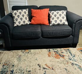 Grey Sofa and Loveseat