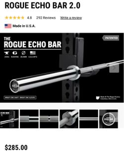 ECHO WEIGHTS BAR 2.0