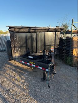 2023 black 7x14  Big Tex Trailer