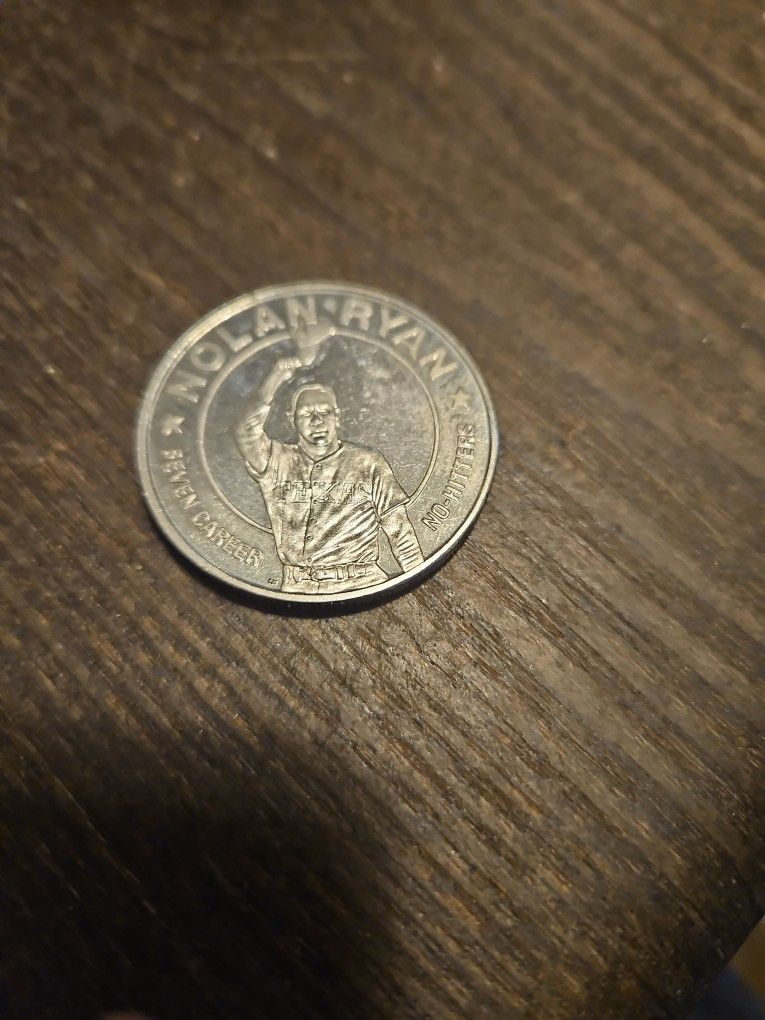 Nolan Ryan 7 No HITTERS COIN