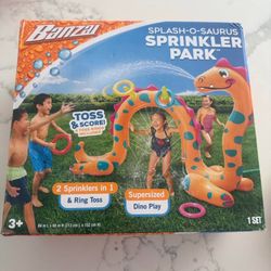 Banzai SPLASH-O-SAURUS SPRINKLER PARK *NEW**