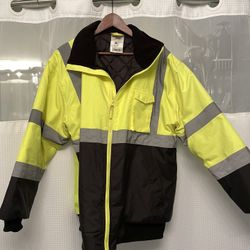 Men’s High Vis XL Waterproof Bomber Jacket