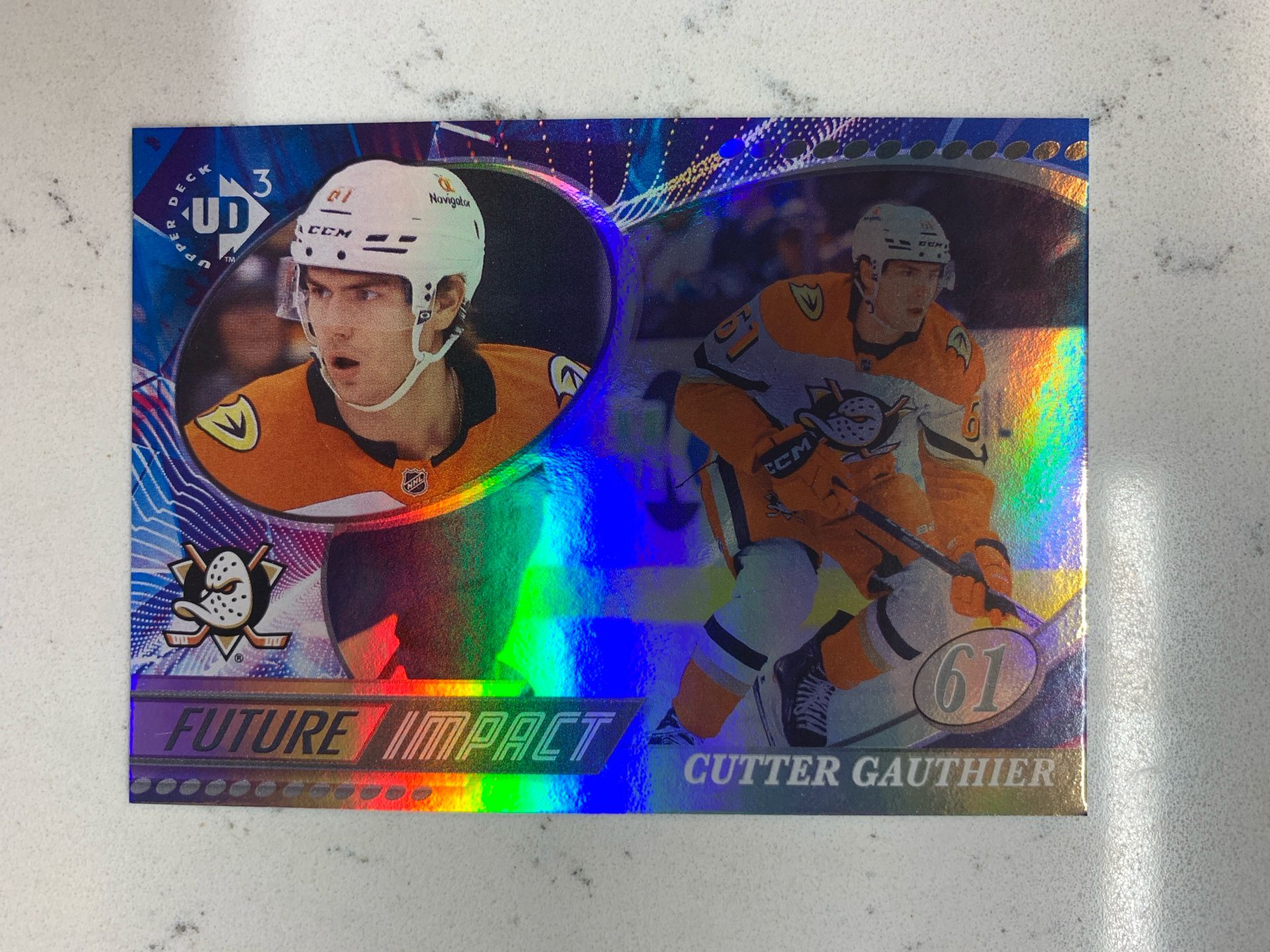 2024-25 Upper Deck Extended CUTTER GAUTHIER Future Impact #UD3-12 Ducks