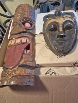 Hand Carved Wooden Masks