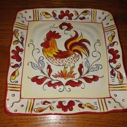 Beautiful Decorative Rooster Plate 