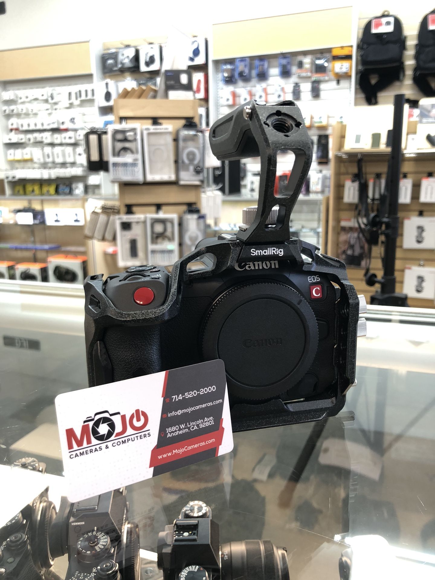 Canon R5C Cinema Camera Body W/ Cage And Handle