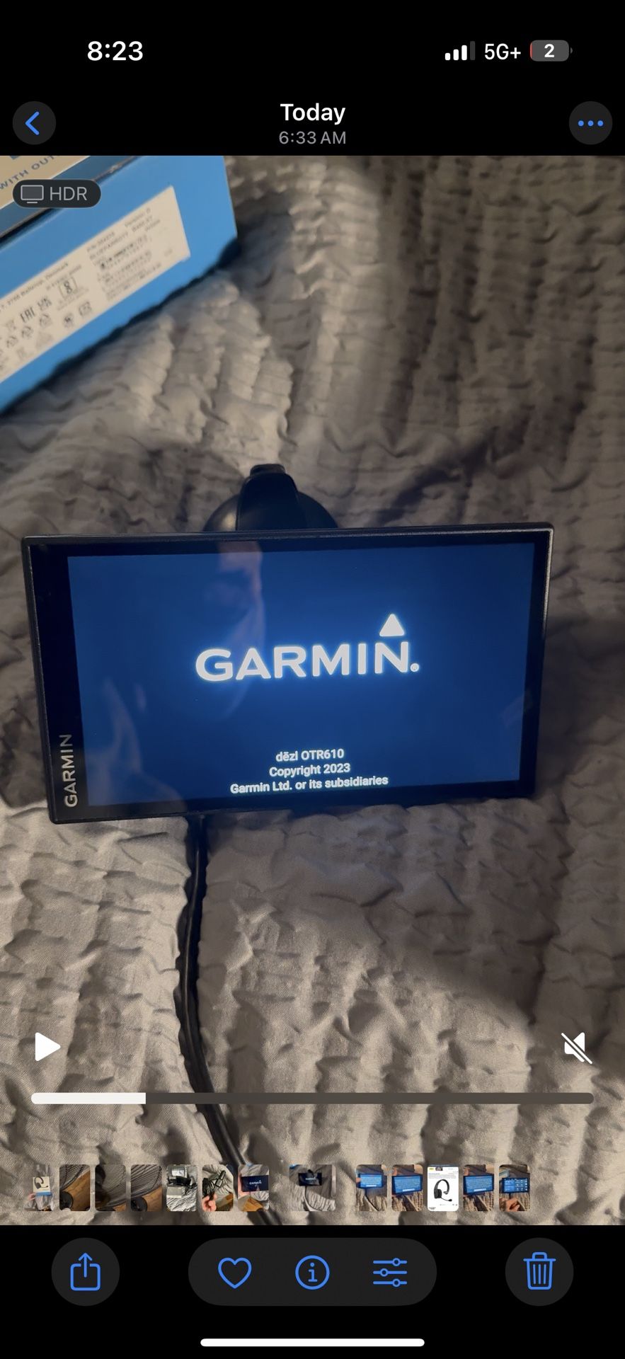 Garmin Dezl OTR610 Truck navigation