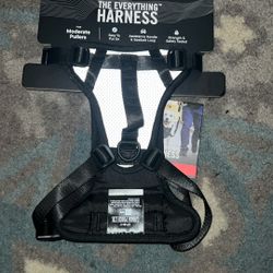 Black and gray harness