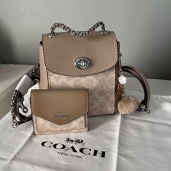 Coach Parker Convertible  16 In Signature Canvas Set