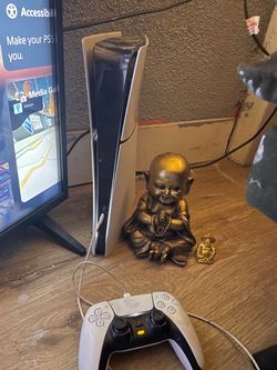 This is a Sony PlayStation 5 Slim Digital Edition console