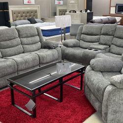 🫶🫶🫶Aaron reclining set 🥰🥰💰Financing 👍👍