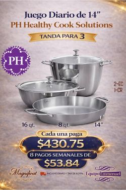 Set de 3 sartenes grandes Princess House