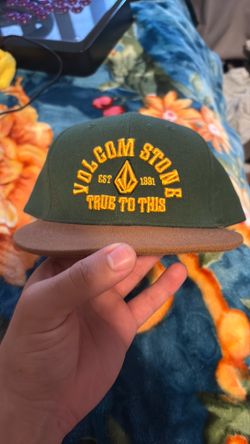 Volcom green SnapBack hat