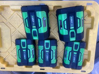 EGO lithium batteries