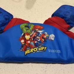Like NEW Marvel Avengers Kids Swim Vest (30-50 lbs) 
