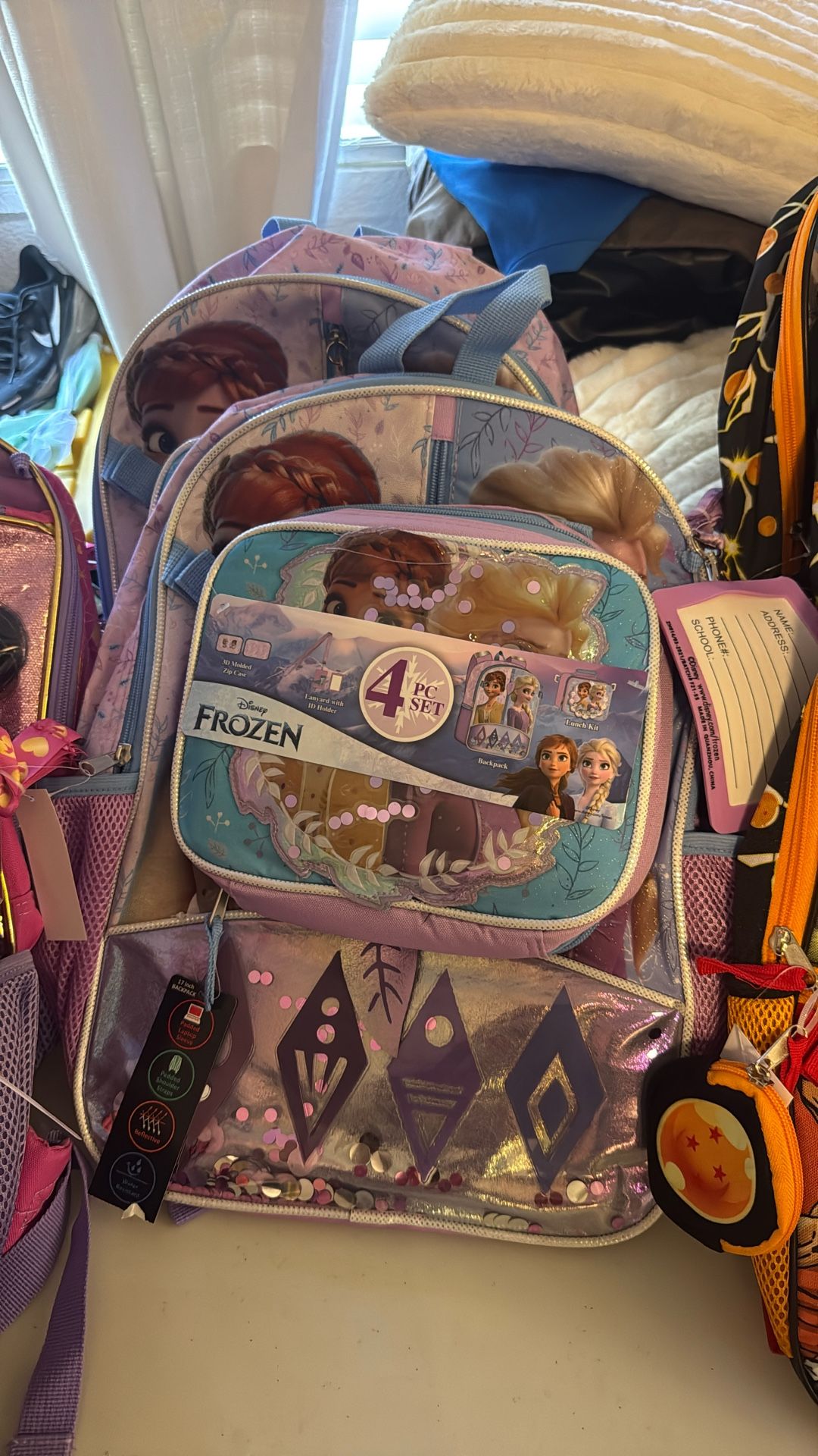 Frozen 4pc Set Backpack