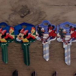 Old Disney House Keys 