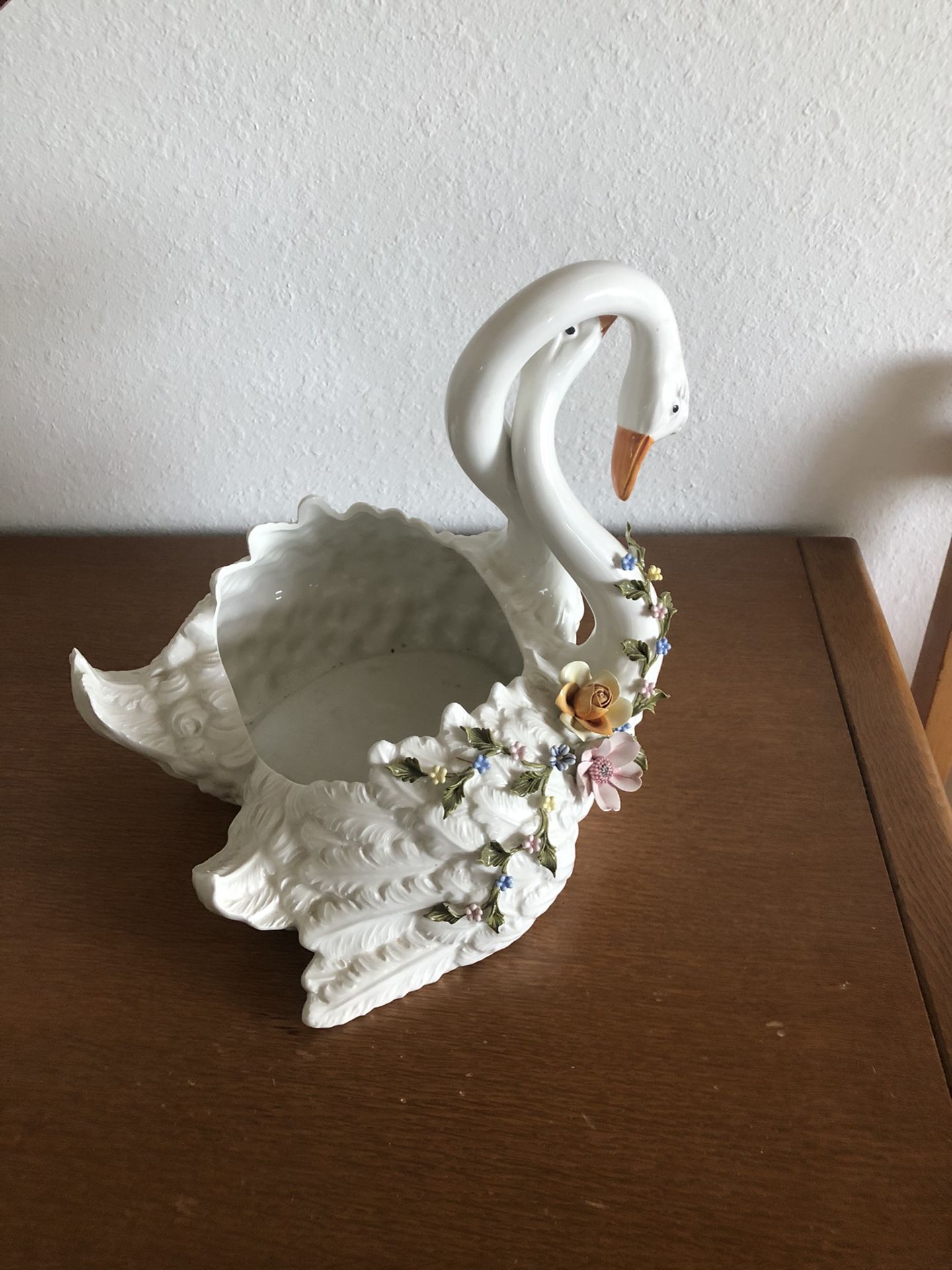 Decorative Swan Vase